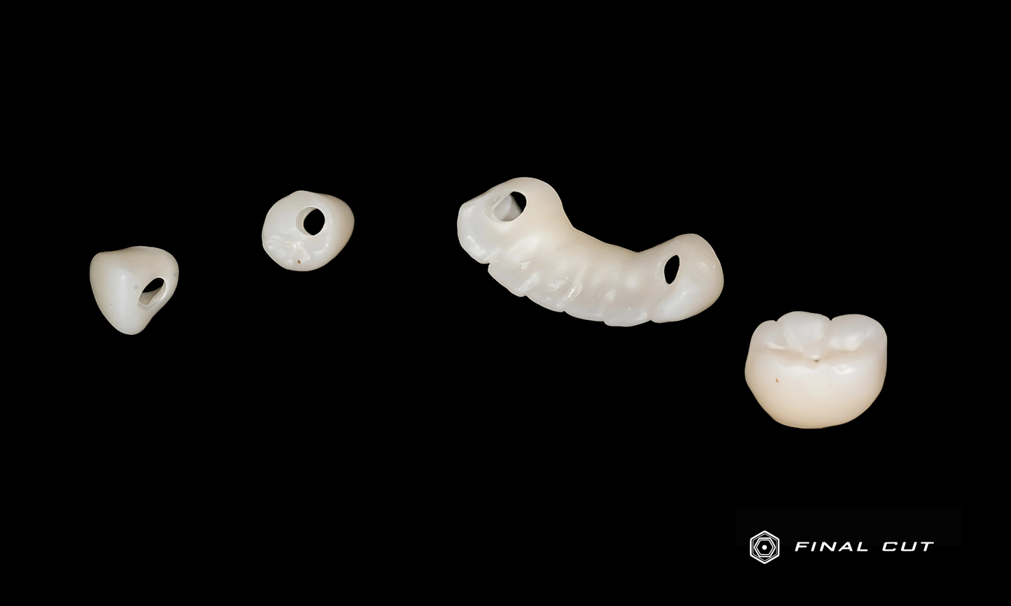 Zirconia Implant Crown & Bridge - Design & Milling Service - FinalCut™