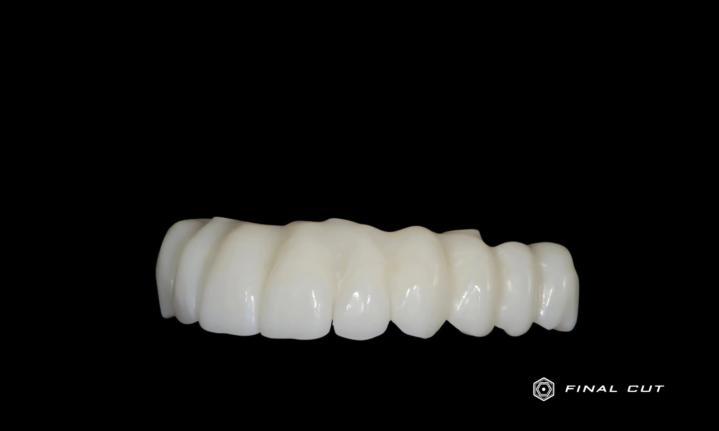 PMMA Hybrid Full Arch - Milling Service - FinalCut™