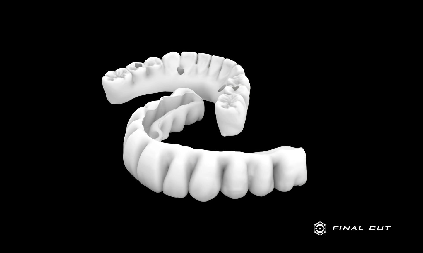 PMMA Full Arch over Bar - Milling Service - FinalCut™