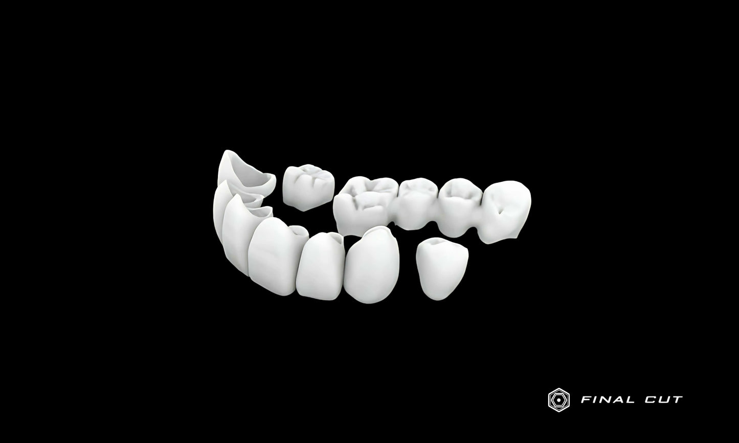 Zirconia Crown & Bridge - Design Service - FinalCut™