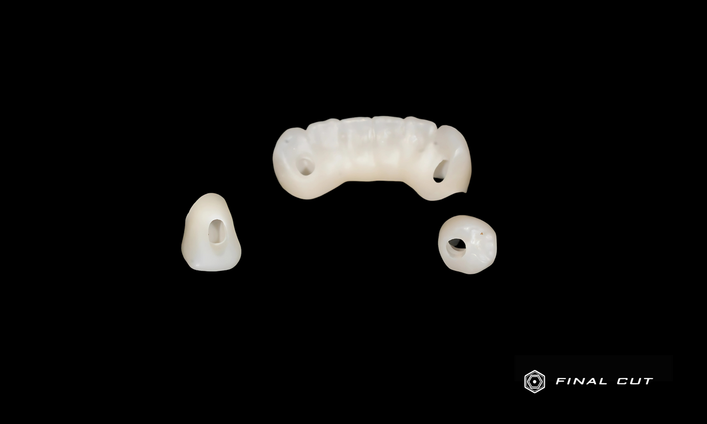 Zirconia Implant Crown & Bridge - Milling Service - FinalCut™