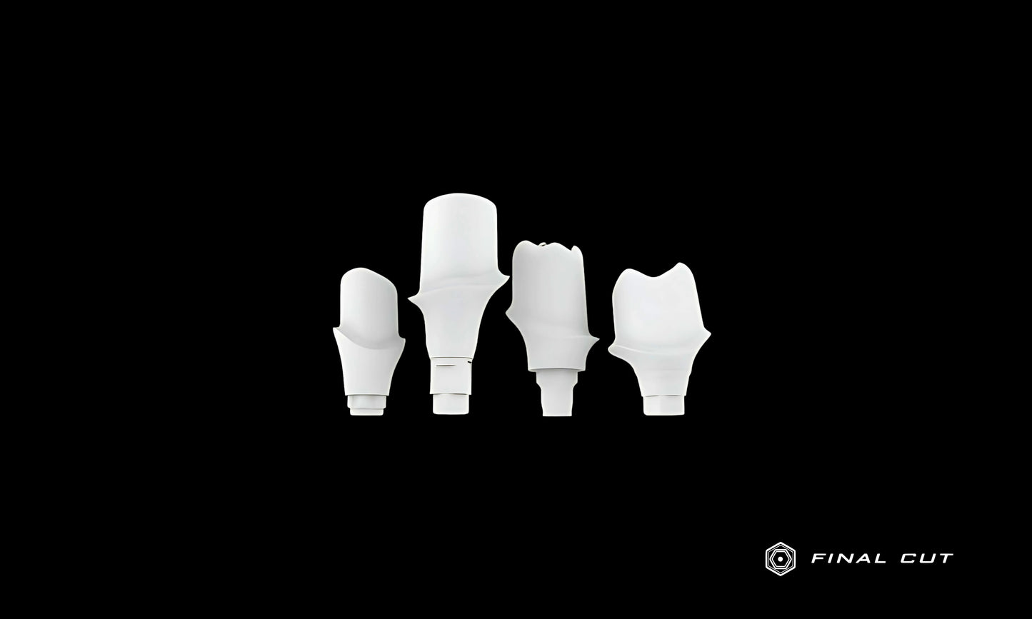 Titanium Custom Abutment - Design & Milling Service - FinalCut™