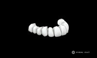 Zirconia Hybrid Full Arch - Design Service - FinalCut™