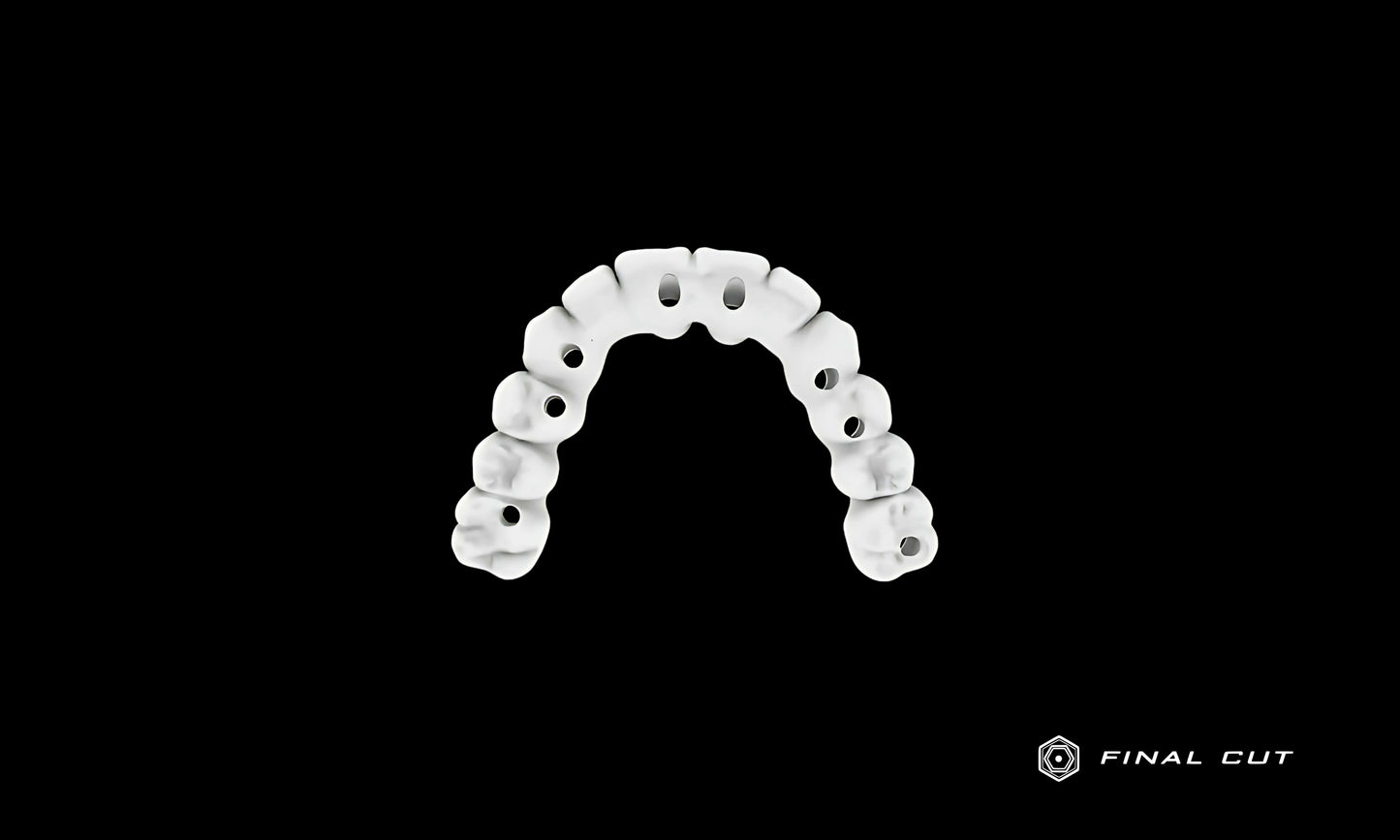 Zirconia Hybrid Full Arch - Milling Service - FinalCut™