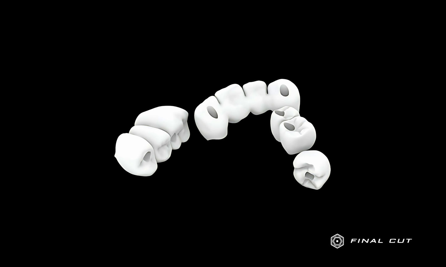 Zirconia Implant Crown & Bridge - Milling Service - FinalCut™