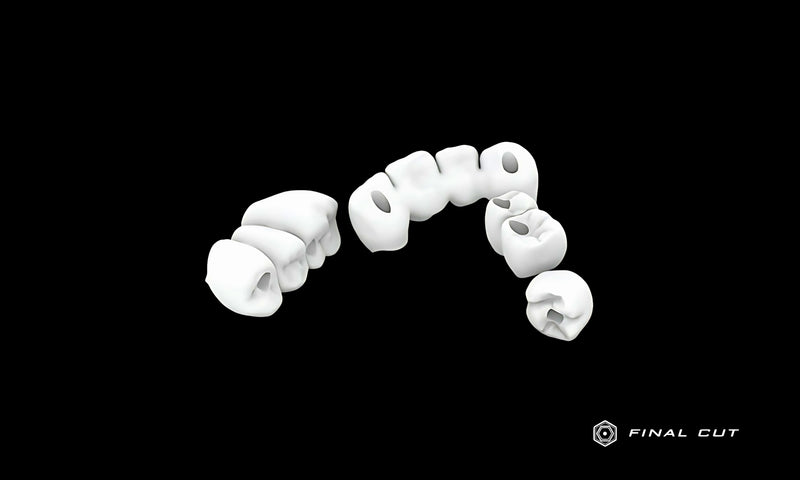 Zirconia Implant Crown & Bridge - Milling Service - FinalCut™