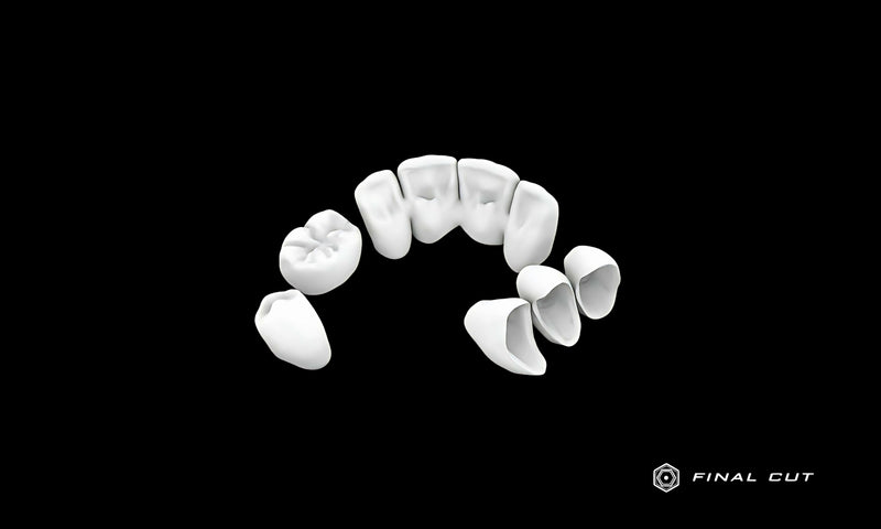 PMMA Crown & Bridge - Milling Service - FinalCut™