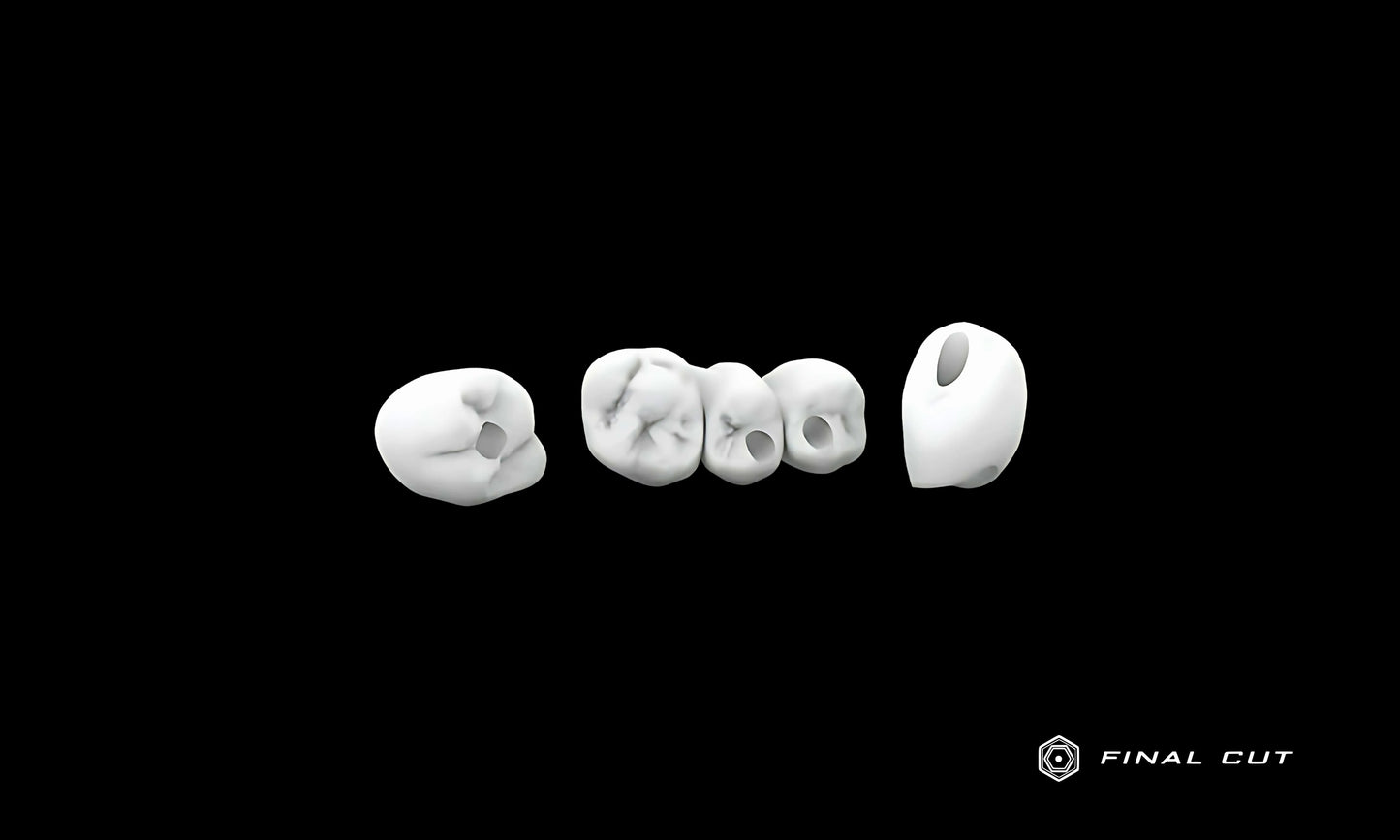 PMMA Implant Crown & Bridge - Design & Milling Service - FinalCut™