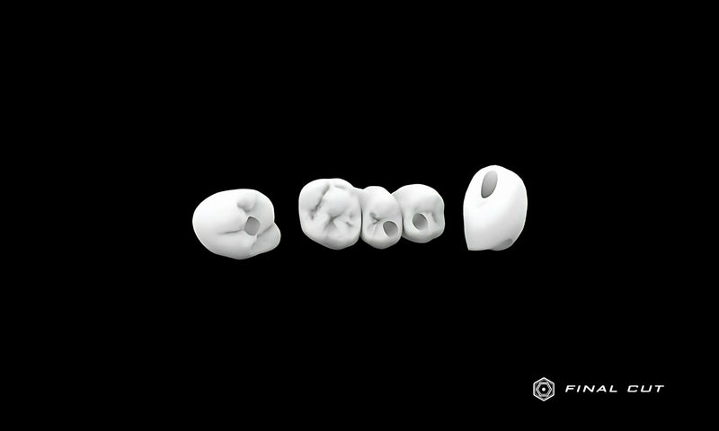 PMMA Implant Crown & Bridge - Design & Milling Service - FinalCut™