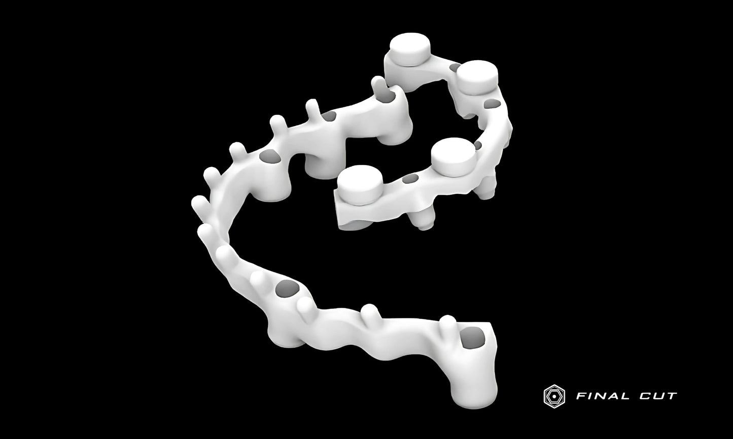 Titanium Basic Bar - Design & Milling Service - FinalCut™