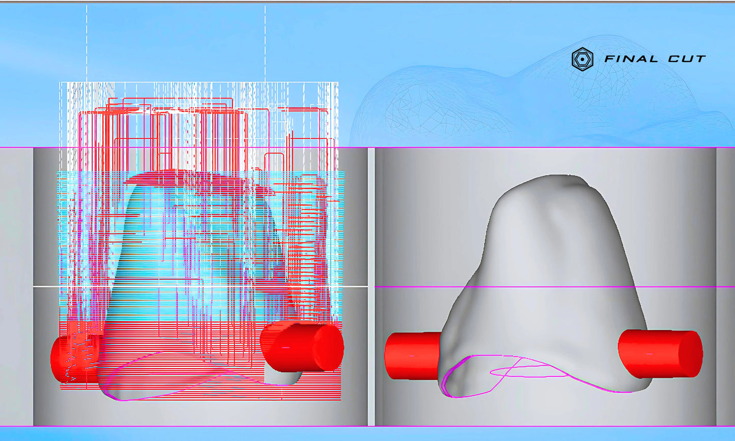 Titanium Coping - Milling Service - FinalCut™