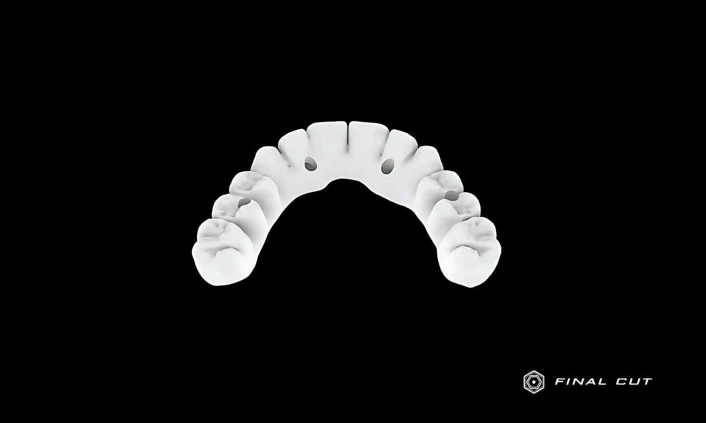 Zirconia Full Arch Over Bar - Design Service - FinalCut™