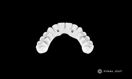 Zirconia Full Arch Over Bar - Design Service - FinalCut™