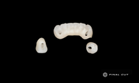 Zirconia Implant Crown & Bridge - Milling Service - FinalCut™