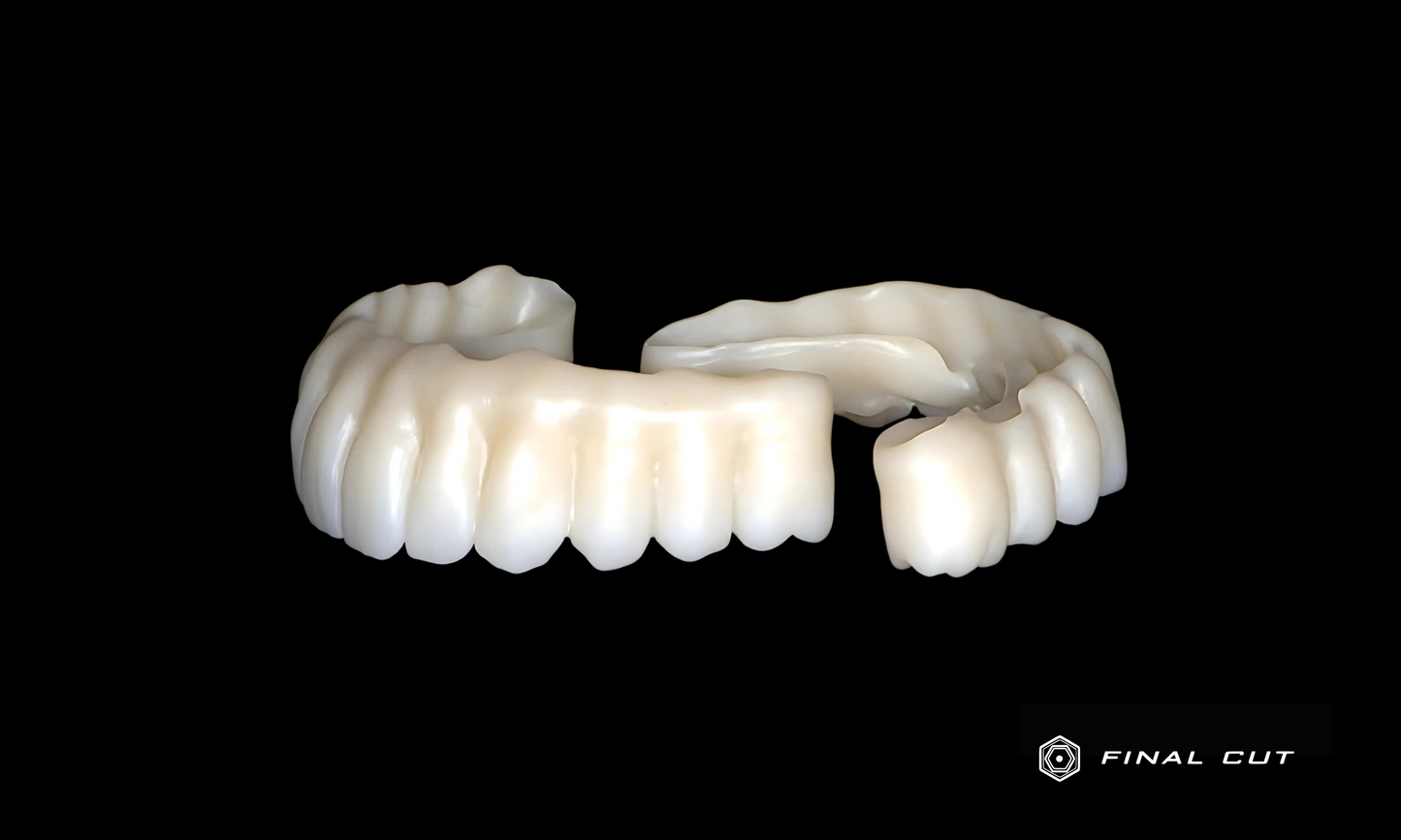 Zirconia Full Arch Over Bar - Milling Service - FinalCut™