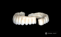 Zirconia Full Arch Over Bar - Milling Service - FinalCut™