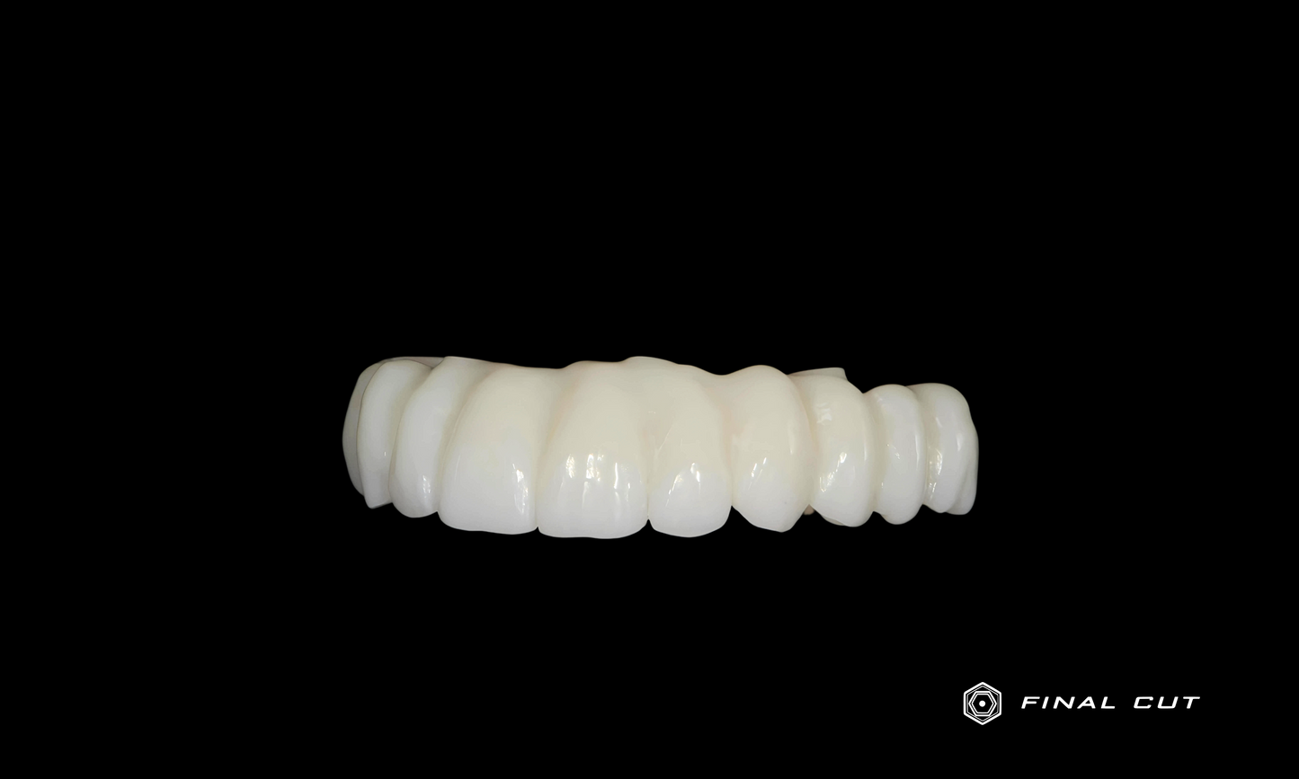 Zirconia Hybrid Full Arch - Milling Service - FinalCut™