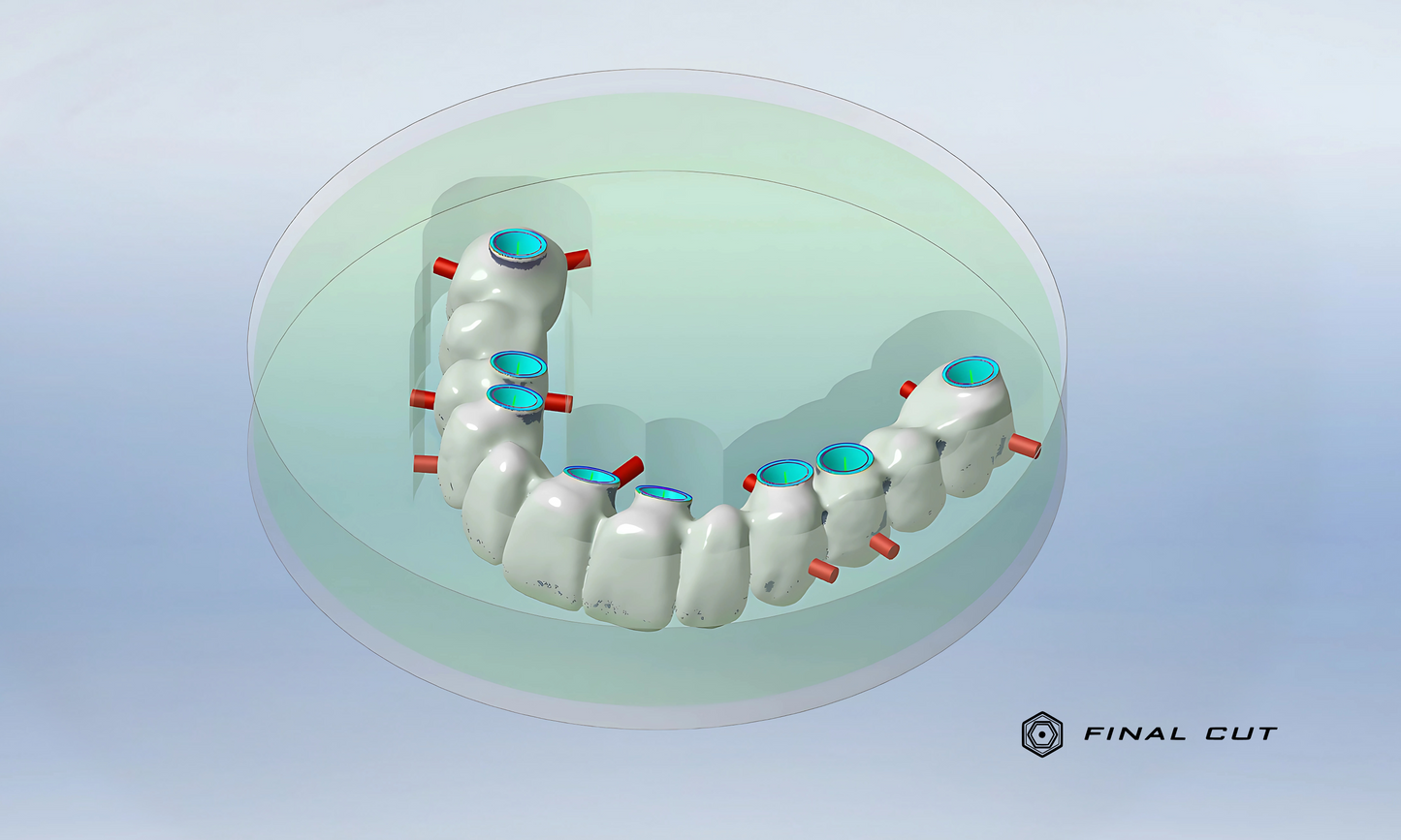 Zirconia Hybrid Full Arch - Milling Service - FinalCut™