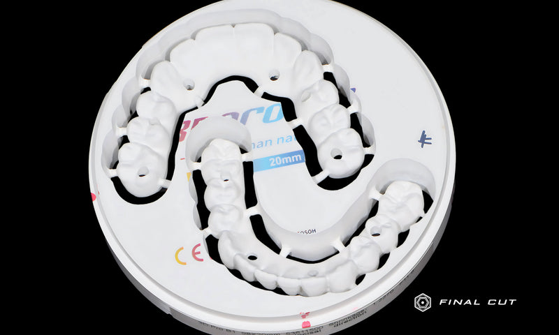 Aidite 3d Pro Zir Upper and lower Full Arch Milled