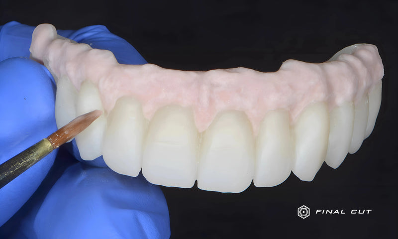 Application of pink porcelain