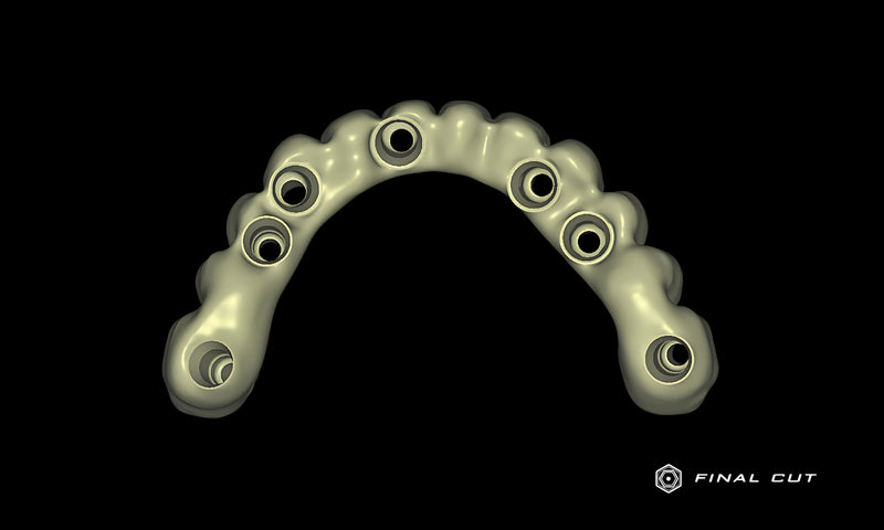 PMMA Hybrid Full Arch - Design Service - FinalCut™