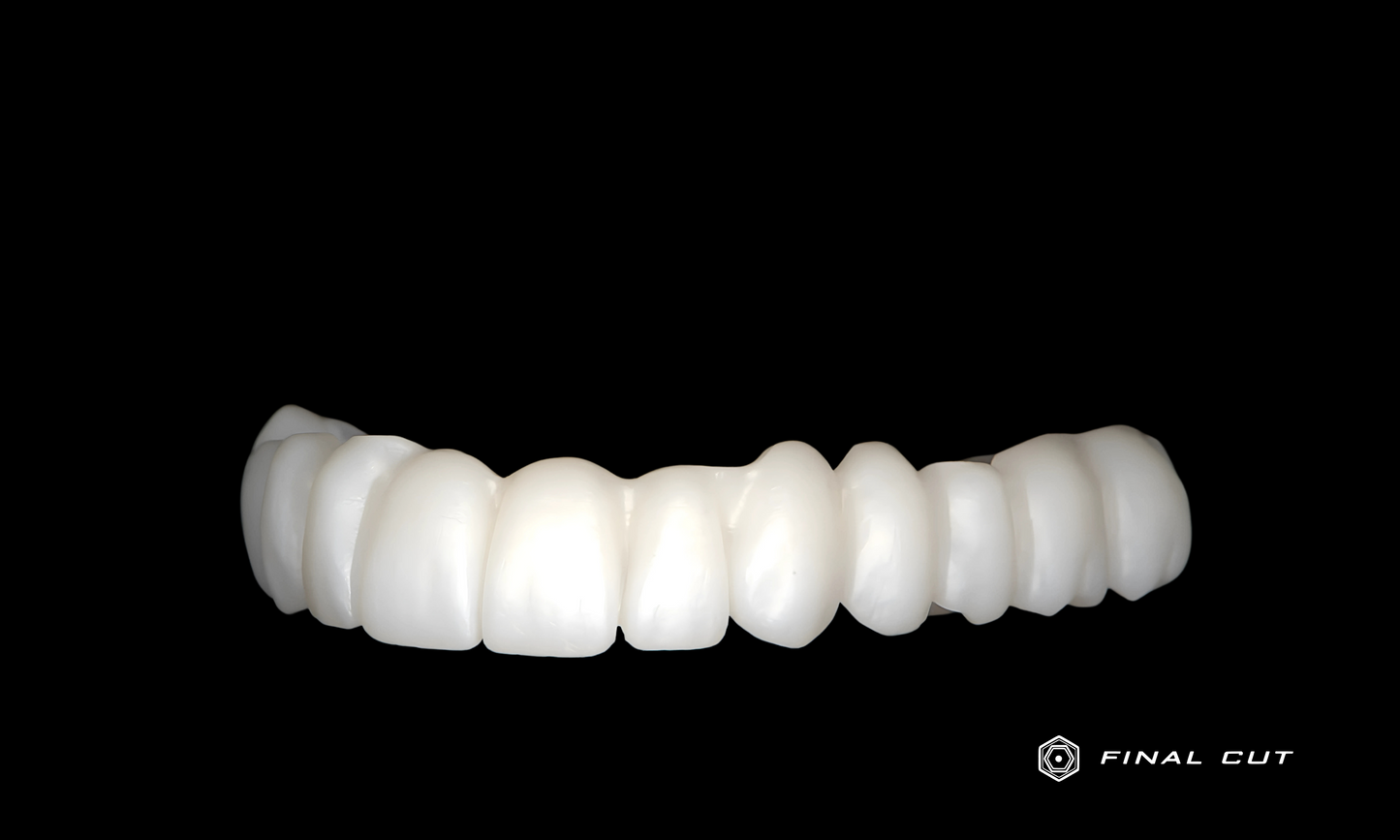 Zirconia Hybrid Full Arch - Design & Milling Service - FinalCut™