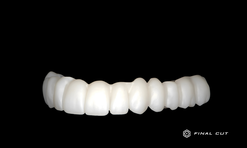 Zirconia Hybrid Full Arch - Design & Milling Service - FinalCut™